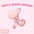 Beaded Keychain - Live Claim Only