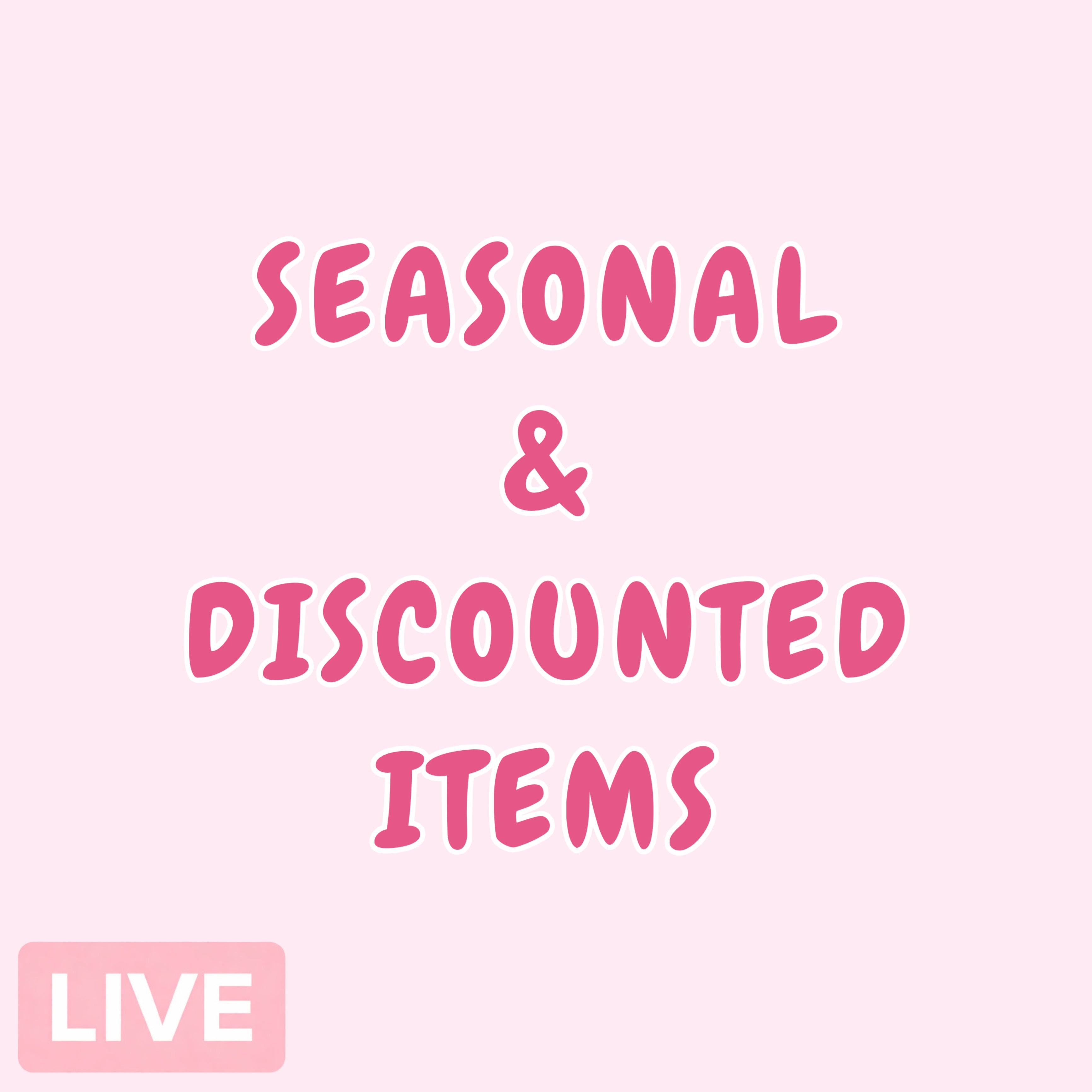 Seasonal Acrylic Badge Reels & Toppers - Live Claim Only