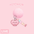 Beaded Keychain - Live Claim Only