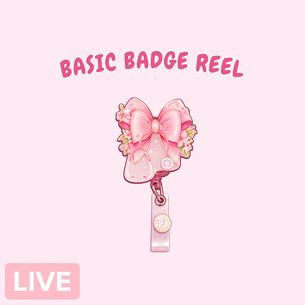 Seasonal Acrylic Badge Reels & Toppers - Live Claim Only