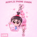 Acrylic Phone Charm - Live Claim